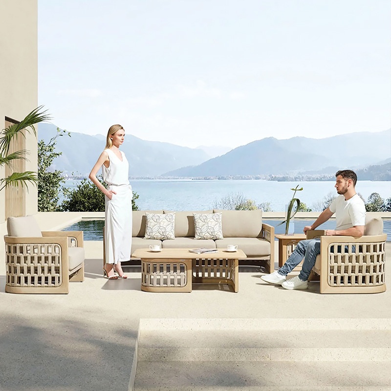 Outdoor Furniture Teak Wood - # İskandinav Tarzı Masif Tik Ağacı