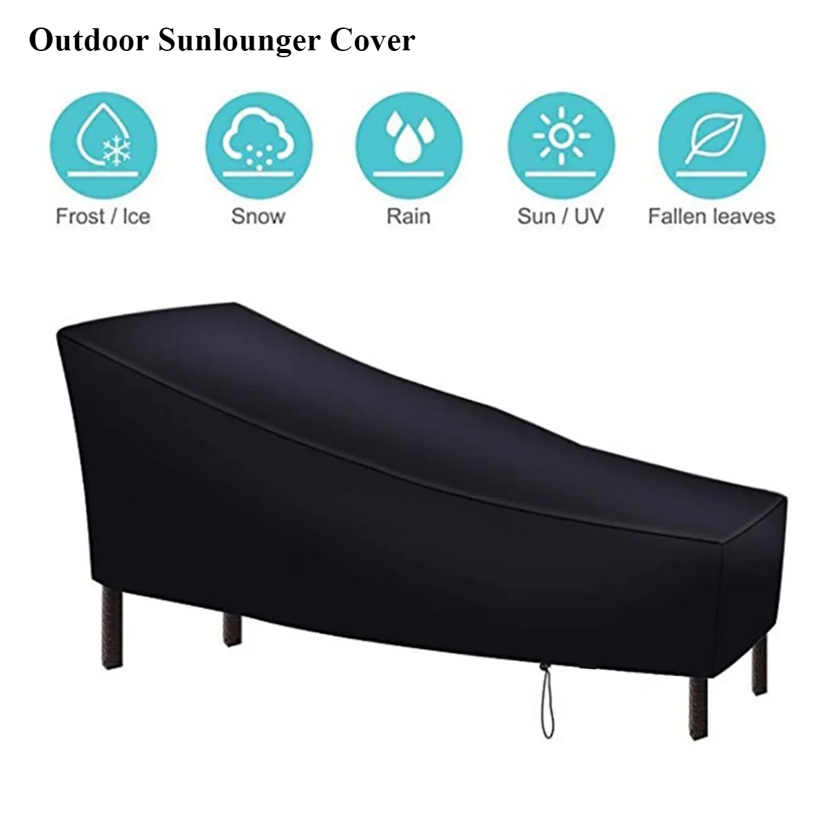 Outdoor Furniture Covers Waterproof - Oxford Kumaş Şezlong Kılıfı, Açık Alan