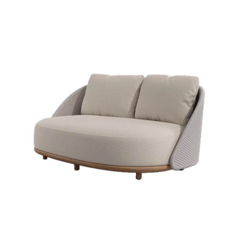 Outdoor Furniture Teak Wood - İskandinav dış mekan tik ağacı kanepe