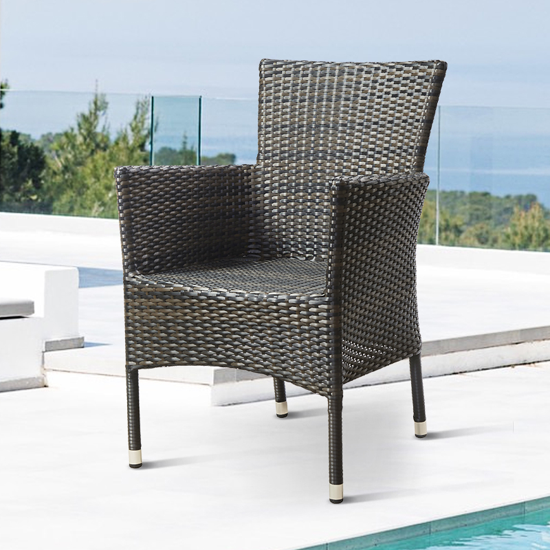 Outdoor Furniture On Sale - Ucuz Siyah Bahçe Restoranı Hasır Koltuklar