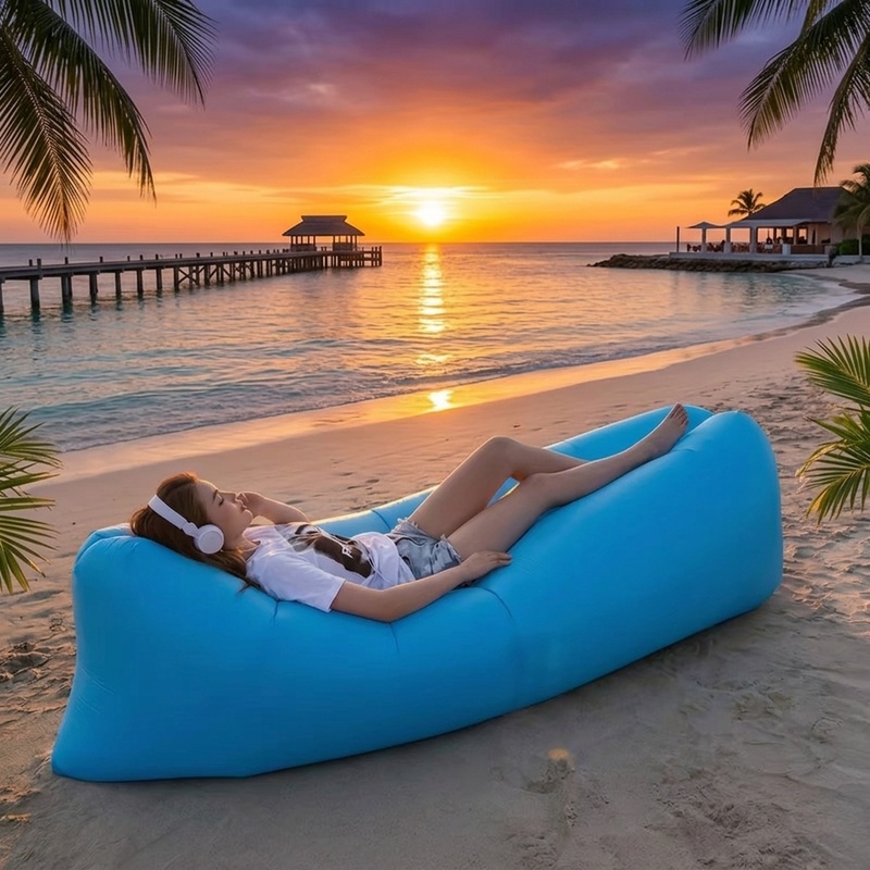 Outdoor Furniture European - Taşınabilir Şişme Hava Koltuğu, Hızlı Şişen
