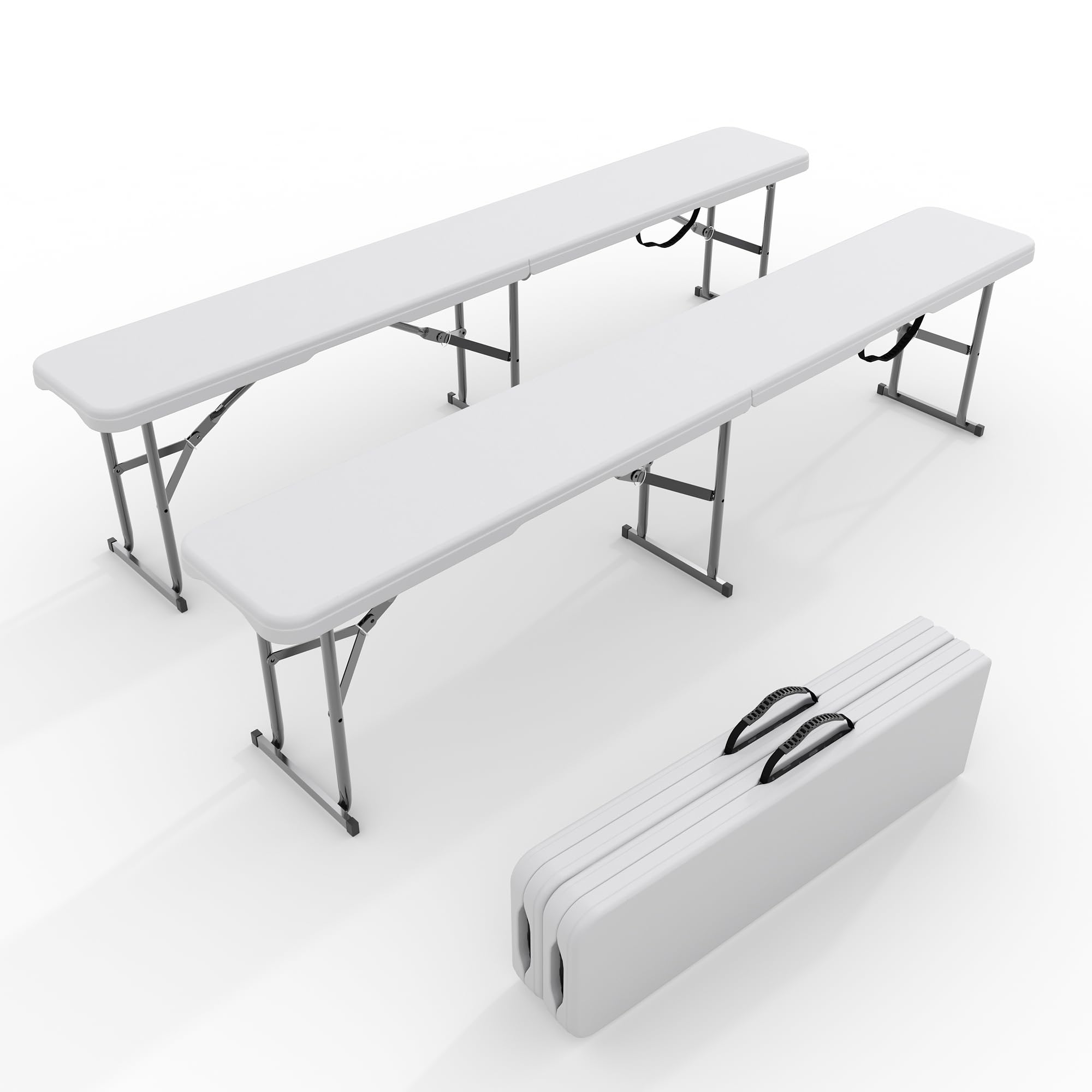 Outdoor Furniture Hdpe - 2'li Paket 6ft Katlanır Dış Mekan