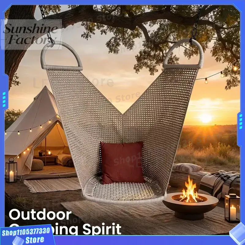 Outdoor Furniture Quick Dry - Taşınabilir Şeffaf Akdeniz Polyester Yumurta Koltuk