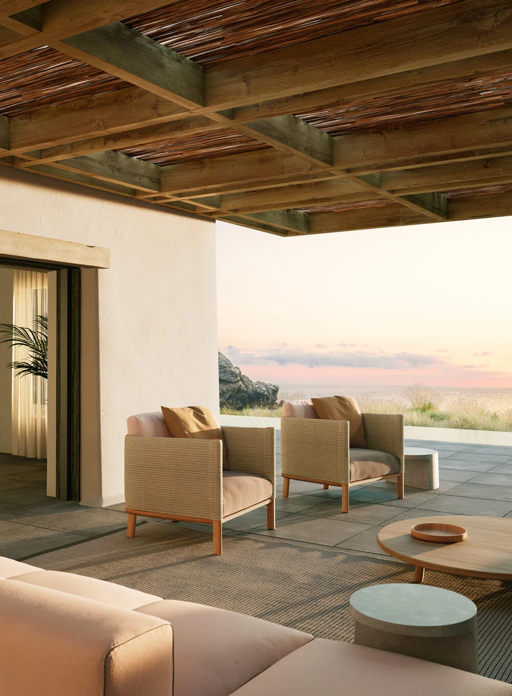 Tik Ağacı Çerçeveli Halat Örgü - Outdoor Furniture Teak Wood incelemesi ve fiyatı