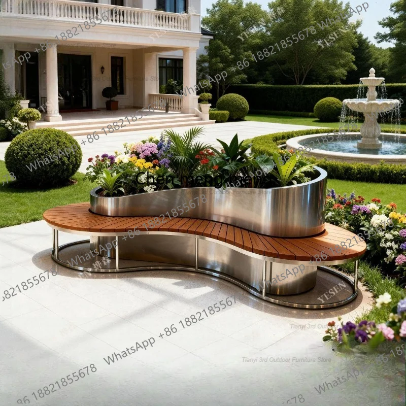 D80 Paslanmaz Çelik Çiçek Kutu - Outdoor Furniture Bench incelemesi ve fiyatı