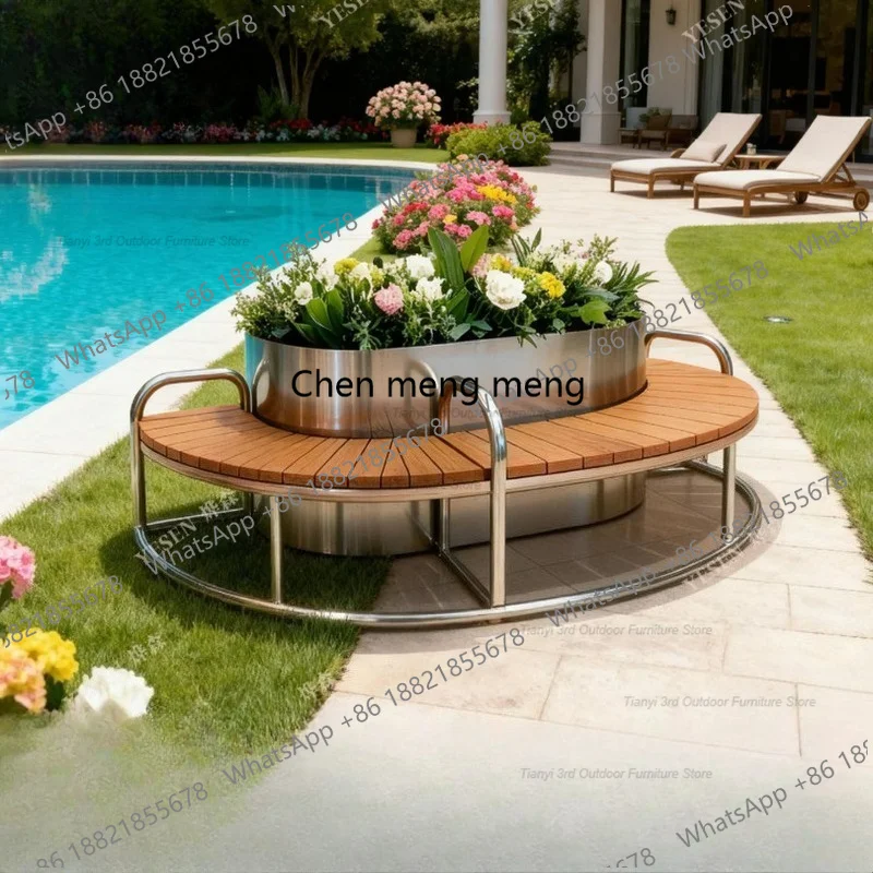 D80 Paslanmaz Çelik Çiçek Kutu - Outdoor Furniture Bench incelemesi ve fiyatı