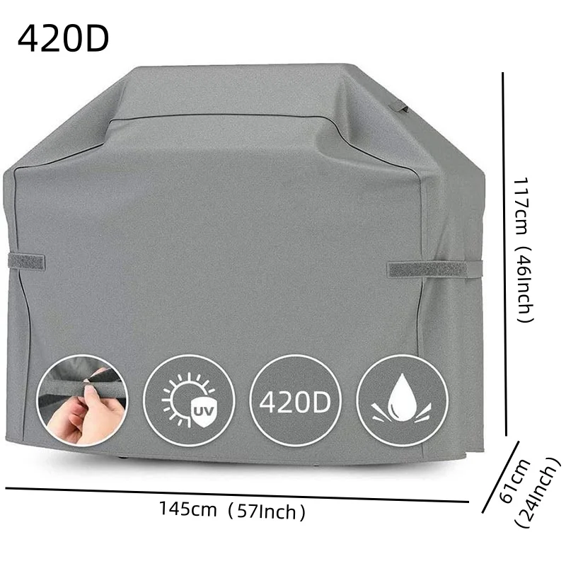 420D Oxford Kumaş Büyük Izgara - Outdoor Furniture Covers Waterproof incelemesi ve fiyatı