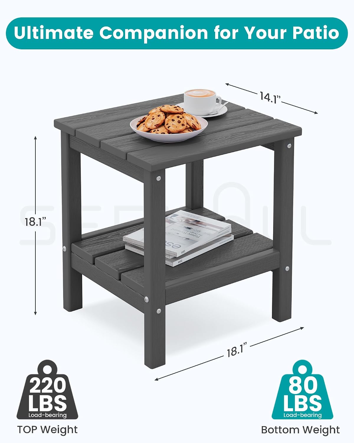 2 Katmanlı HDPE Dış Mekan Yan  - Outdoor Furniture Hdpe incelemesi ve fiyatı