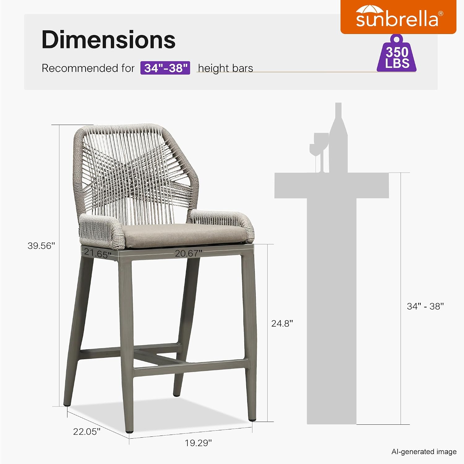 Taupe Bar Tabureleri 2 adet, A - Outdoor Furniture Quick Dry incelemesi ve fiyatı