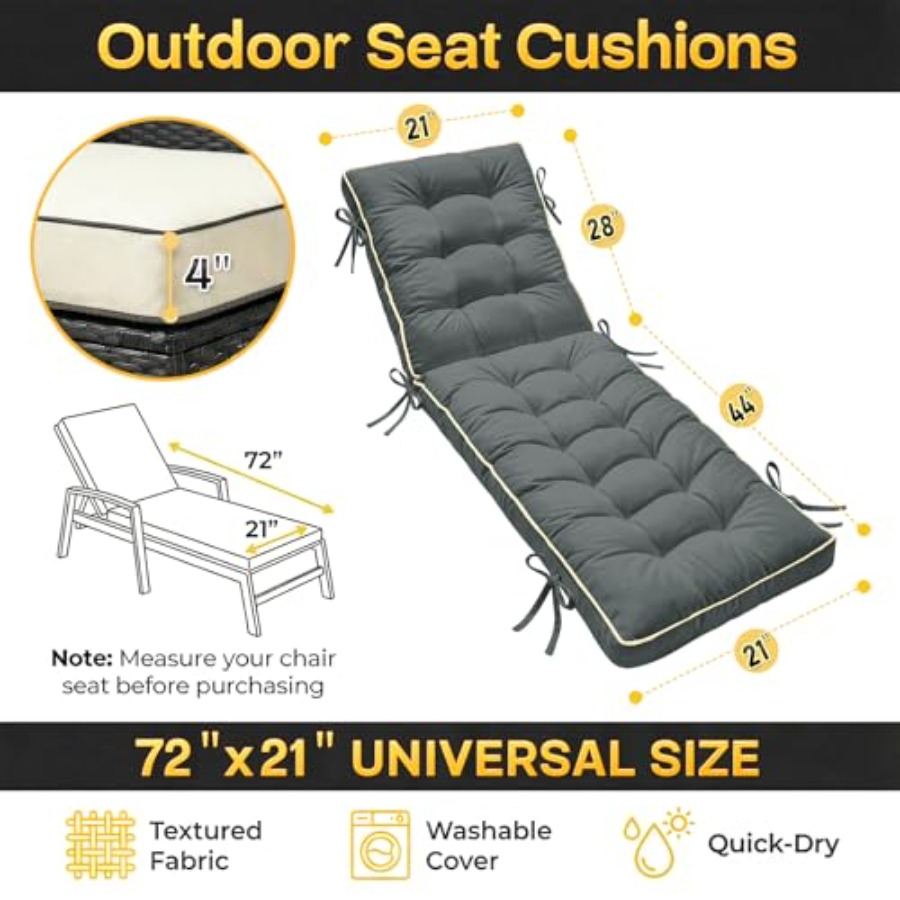 x21 Katlanır Şezlong Minderi H - Outdoor Furniture Quick Dry incelemesi ve fiyatı