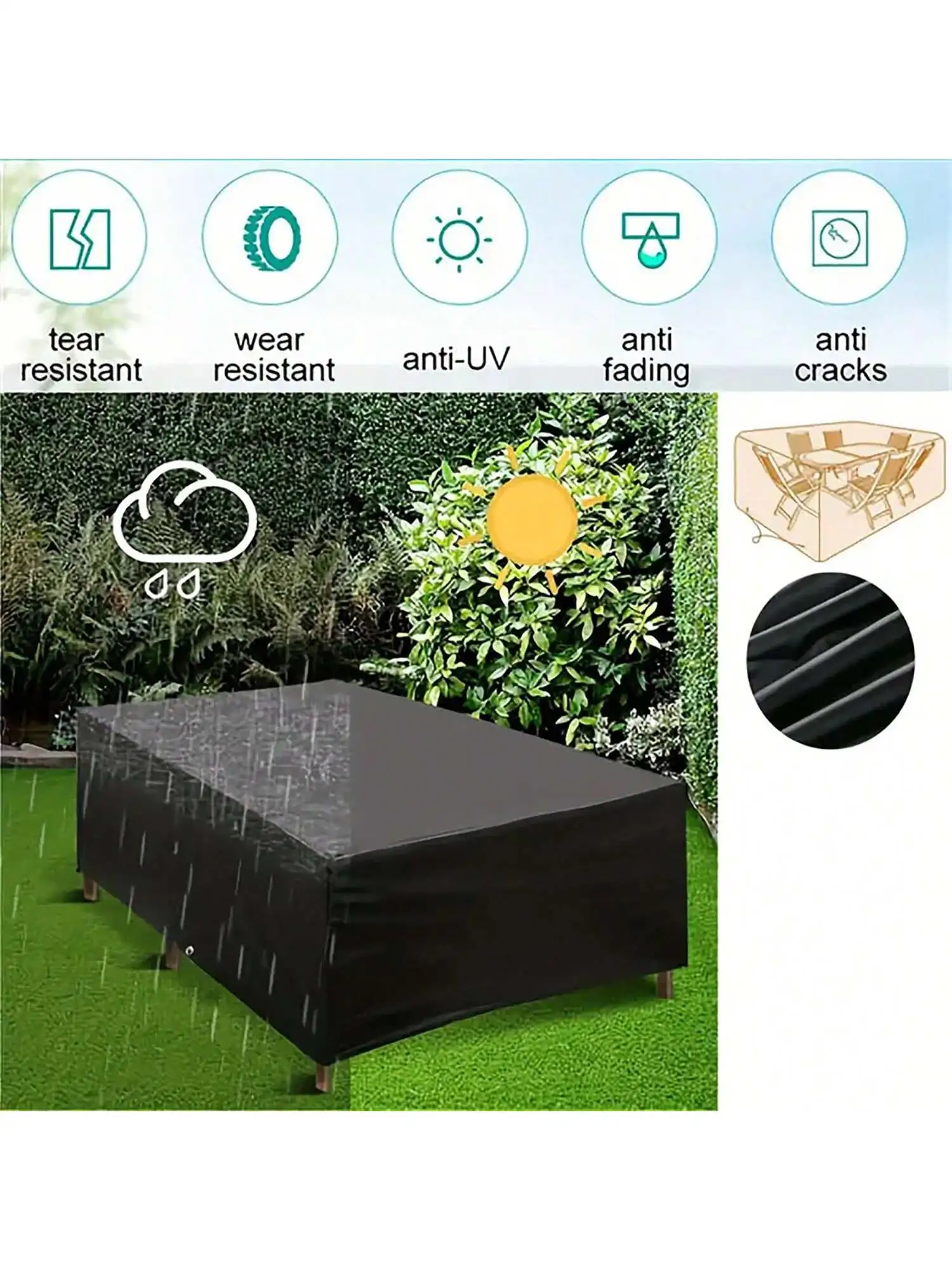Sandalyeler, Kanepeler ve Masa - Outdoor Furniture With Covers incelemesi ve fiyatı