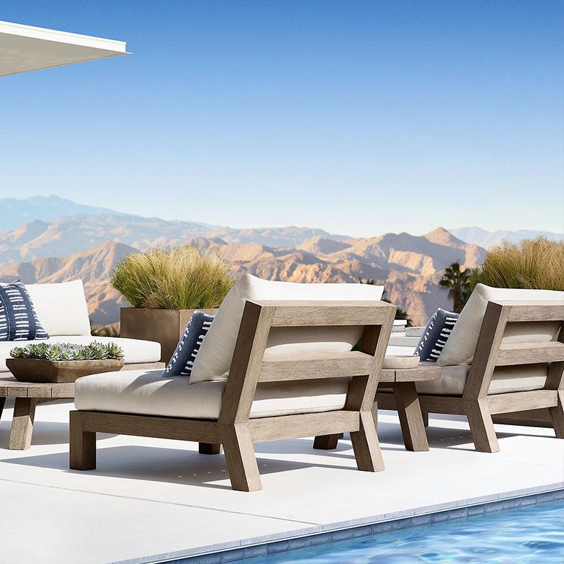 Lüks Su Geçirmez Modern Bahçe  - Outdoor Furniture Teak Wood incelemesi ve fiyatı